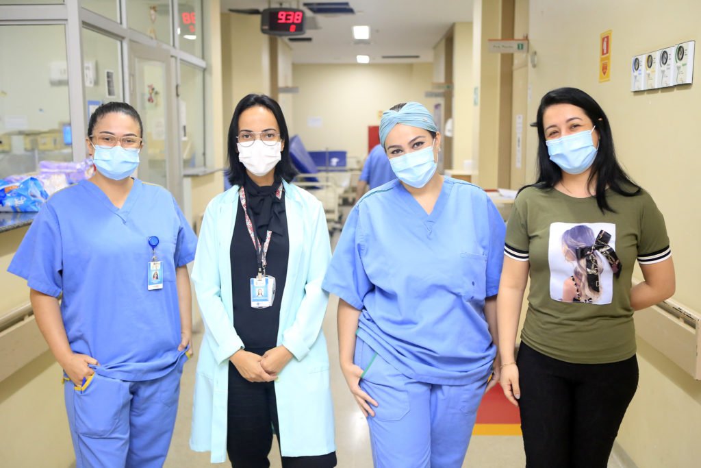 Equipe do Hospital de Santa Maria: união para atender com excelência todas as mães e seus filhos