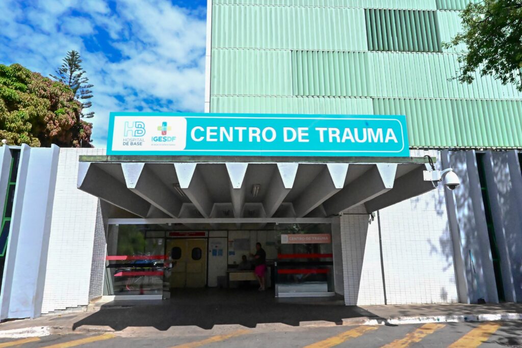 Centro de Trauma do Hospital de Base do Distrito Federal (HBDF): queda no número de atendimentos a pacientes graves durante o Carnaval de 2025. Créditos: Alberto Ruy/IgesDF